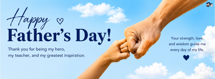Thank You For Being My Hero - Happy Father's Day!