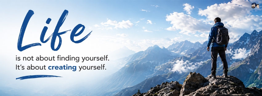 Life Is About Creating Yourself.