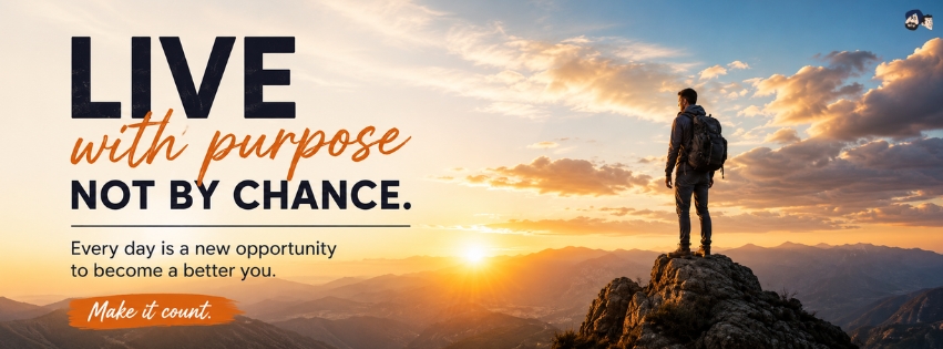 Live With Purpose Not By Chance