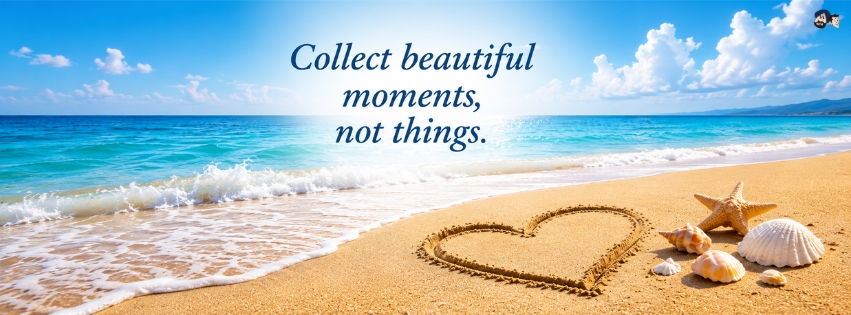 Collect Beautiful Moments, Not Things