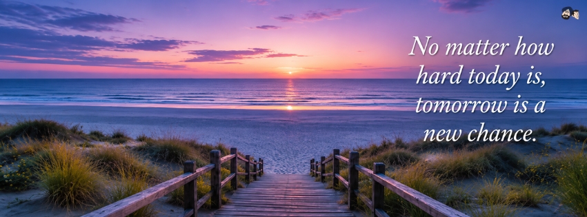 No Matter How Hard Today Is, Tomorrow Is A New Chance