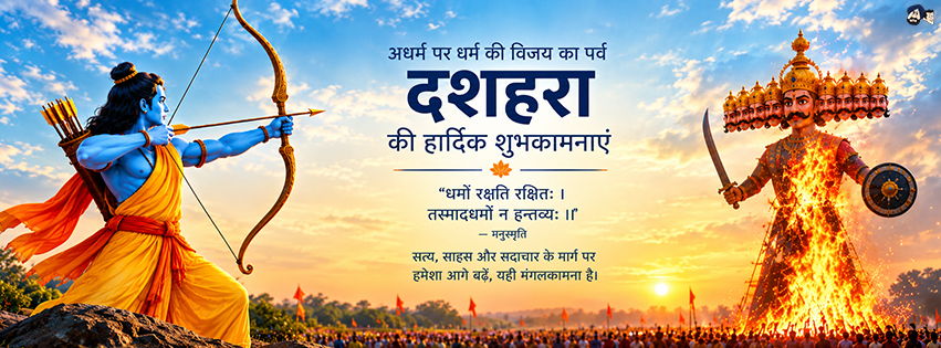 विजयादशमी की हार्दिक शुभकामनाएं!