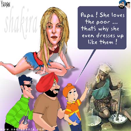 'Poor' Shakira ?