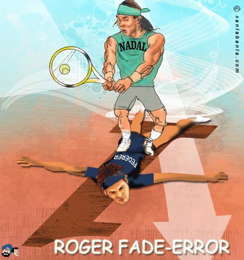 Nadal fades out Federer