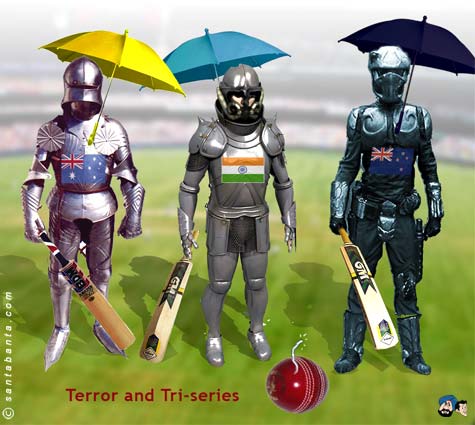 Rains, Terror & Cricket