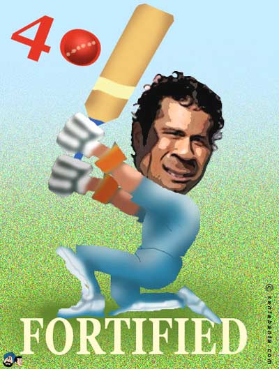 Tendulkar Boosts India