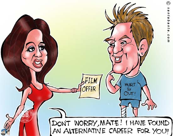 Shilpa to act with Warne