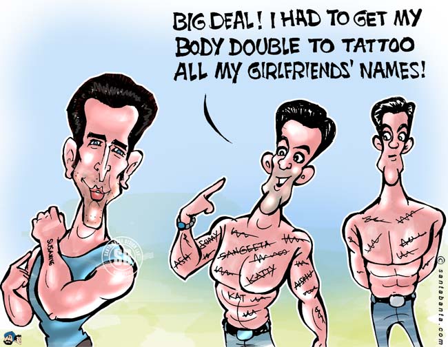 Hrithik gets tattooed