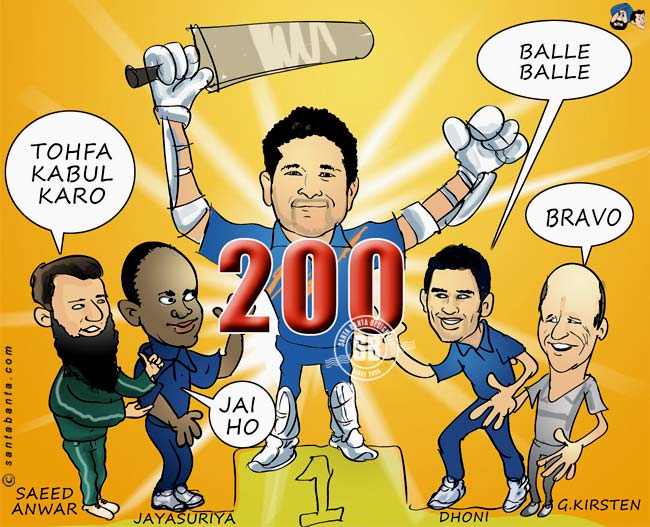 Sachin Mounts Peak 200