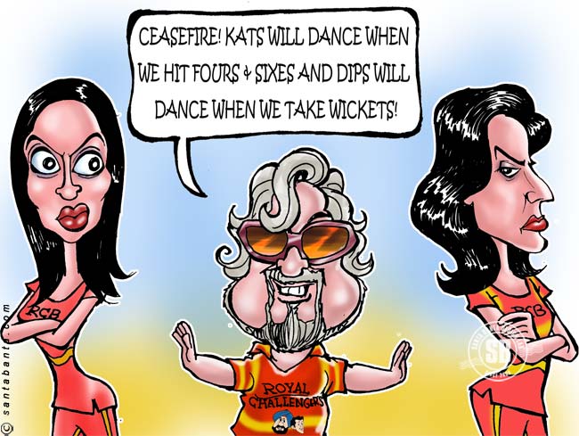 Katrina-Deepika to Cheer RCB