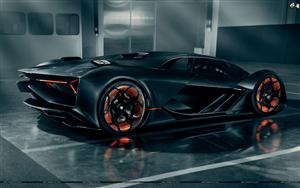 Lamborghini Terzo Millennio in Black and Orange Shade