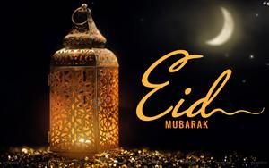 May Allah enrich our lives with happiness, peace and prosperity - Eid Mubarak