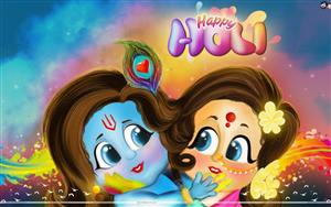 Radha - Krishna wish you and your family a very Happy Holi!