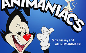 Official poster of an English animated-comedy series `Animaniacs` (Release - November 20, 2020)