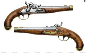 Prussian percussion pistol of 1832