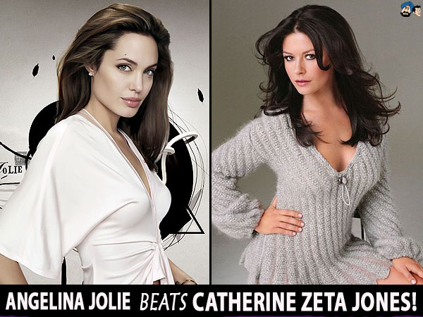 Angelina Jolie Beats Catherine Zeta Jones !