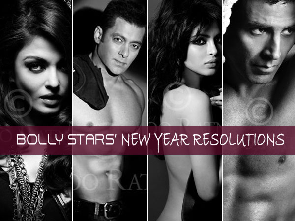Bolly Stars' New Year Resolutions