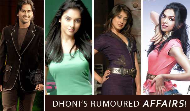 Dhoni's Rumoured Affairs