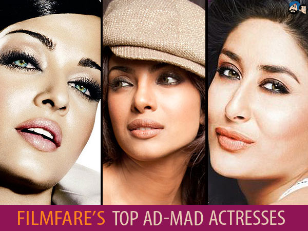 Filmfare's Top Ad-Mad Actresses