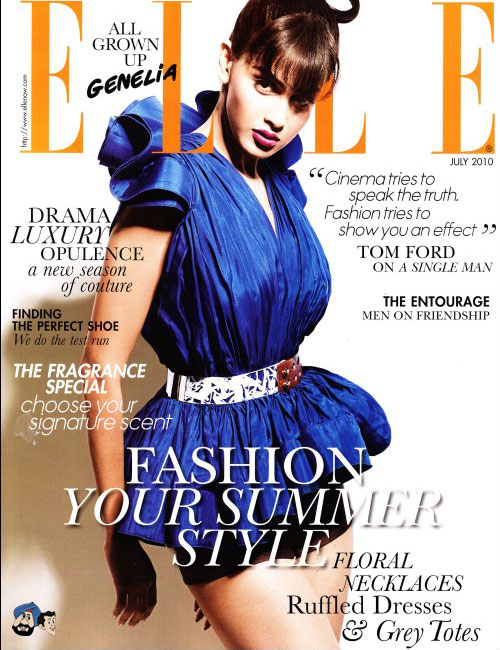 Genelia on Elle