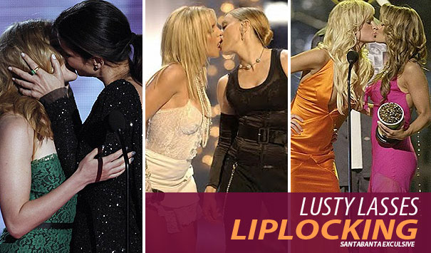 Lusty Lasses Liplocking
