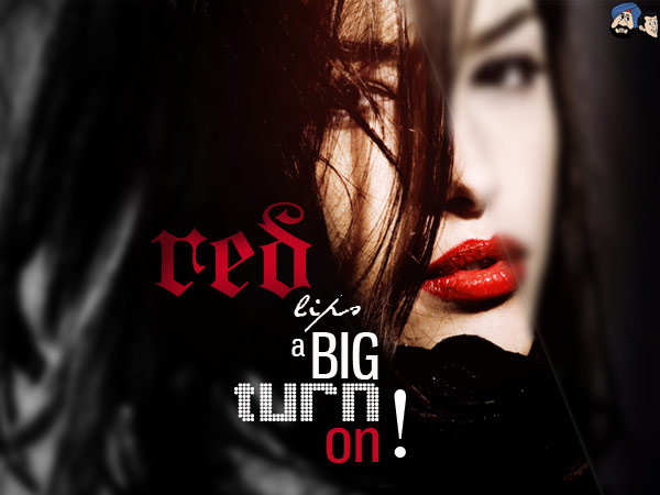 Red Lips - A Big Turn On !