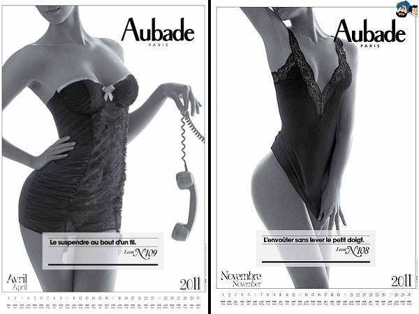 Aubade Lingerie Calendar