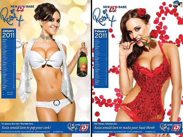 Babe Calendar By Big D Nuts