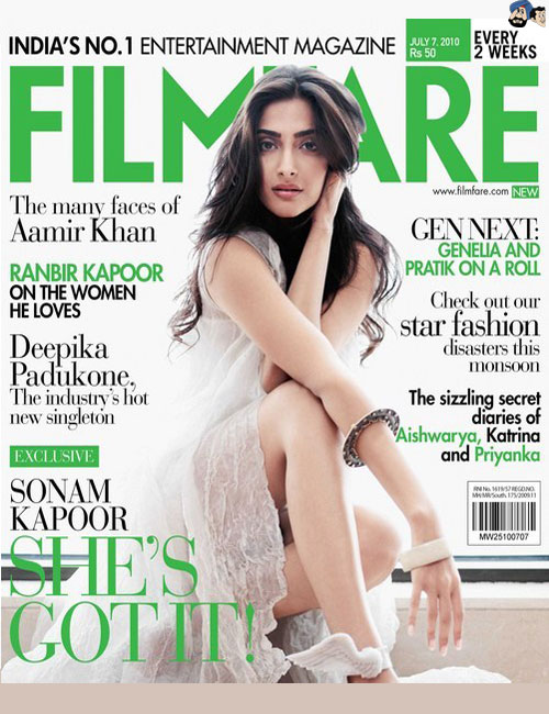Sonam on Filmfare