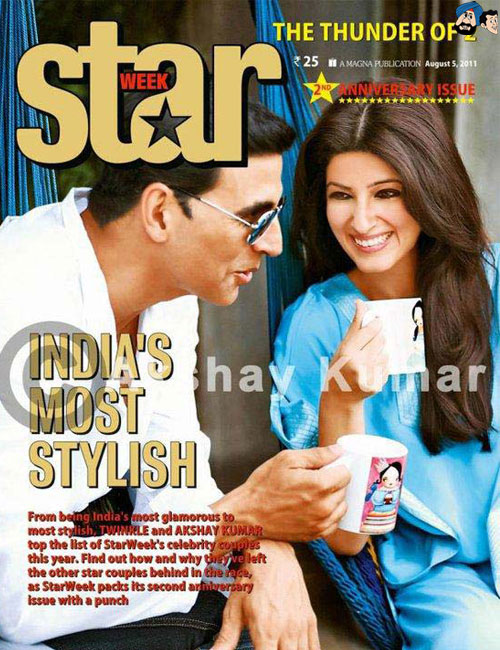 Akshay Kumar & Twinkle Khanna - Star Week