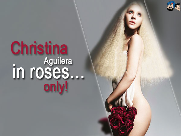 Christina Aguilera In Roses... Only !
