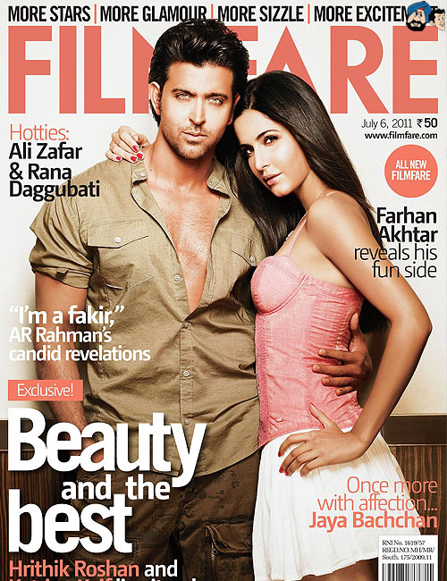 Katrina Kaif & Hrithik Roshan - Filmfare