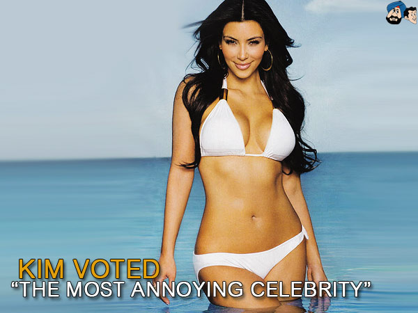 Kim Voted 'The Most Annoying Celebrity' !