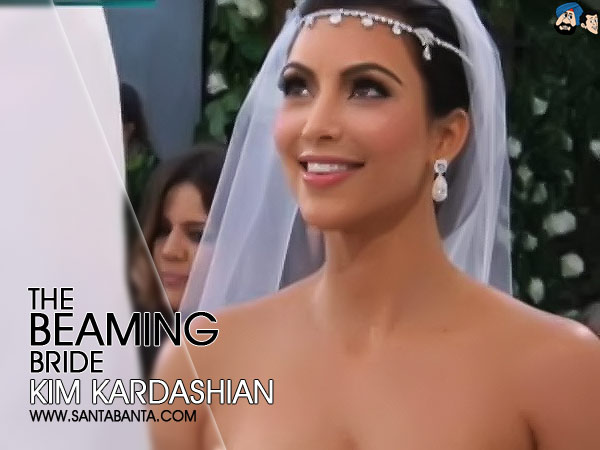 The Beaming Bride - Kim Kardashian !