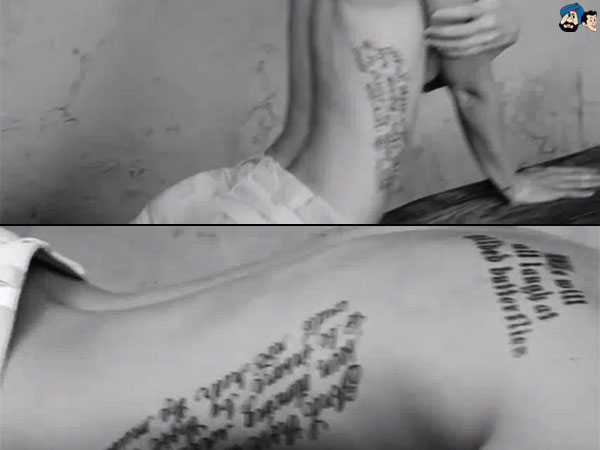 Flaunting Tattooed Body