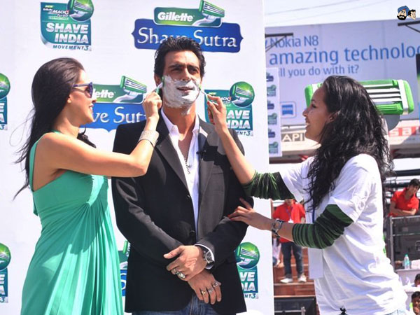 Arjun Rampal and Neha Dhupia