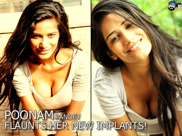 Poonam Pandey Flaunts Her New Implants