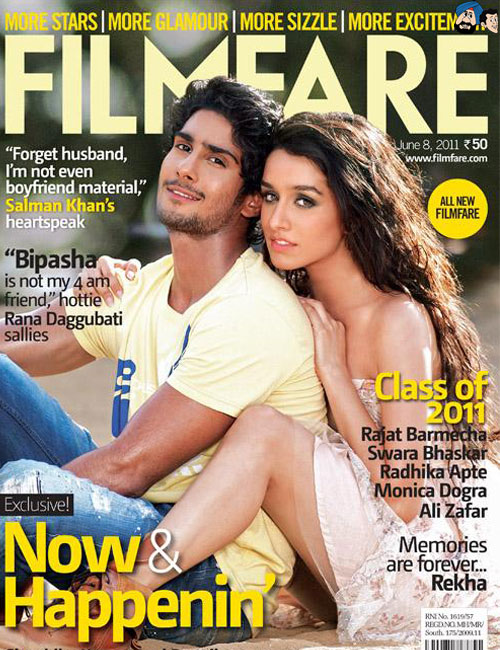 Prateik & Shraddha - Filmfare