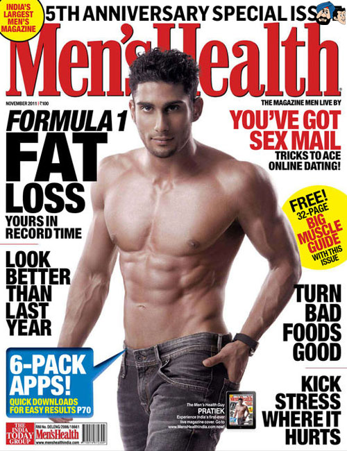 Prateik Babbar - Men's Health