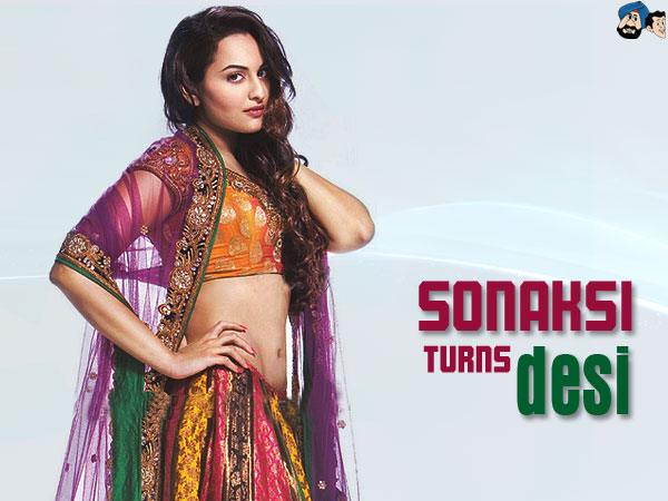 Sonakshi Turns Desi