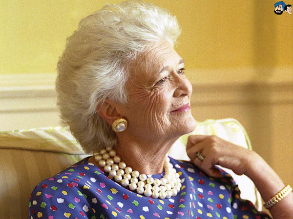 Barbara Bush, Former US First Lady