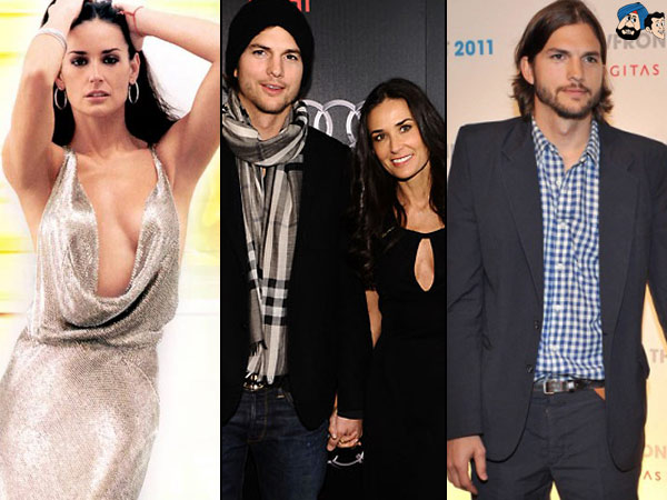Demi Moore and Ashton Kutcher 