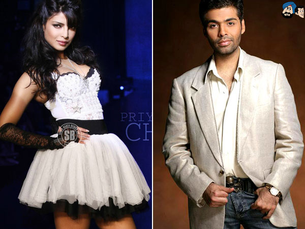 Priyanka Chopra and Karan Johar