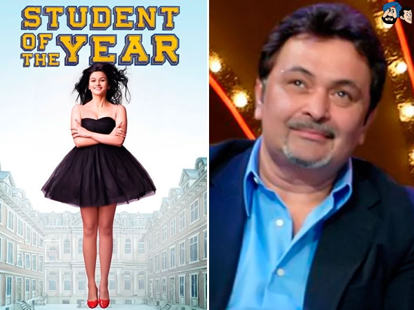 Student of The Year : Rishi Kapoor