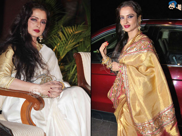 Celeb with Traditional Indian Fashion Sense: Rekha 