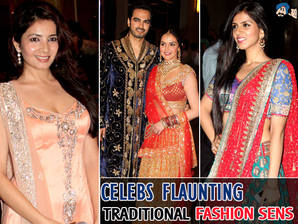 Celebs Flaunting Traditional Fashion Sense
