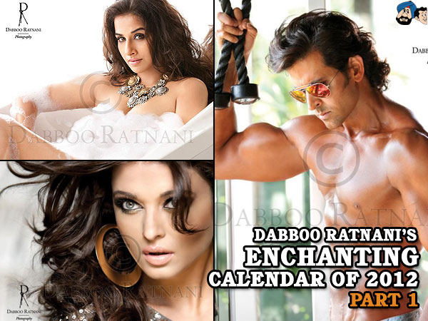 Dabboo Ratnani's Enchanting Calendar of 2012 (Part 1)