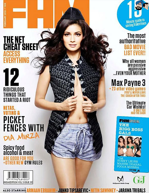 Dia Mirza - FHM