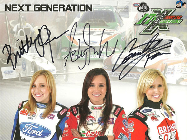Ashley, Brittany and Courtney Force