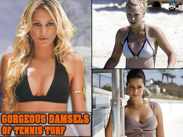 Gorgeous Damsels of Tennis Turf 